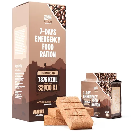 Miniatura 23 de Suministro de alimentos de emergencia - Ración de supervivencia de chocolate - 20 años de vida útil - 3 días