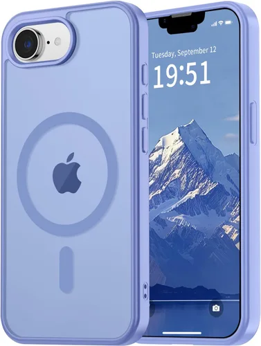 Miniatura 67 de vnnink para iPhone 12 y iPhone 12 Pro, funda de teléfono celular translúcida con protección contra caídas de grado militar, mate magnética