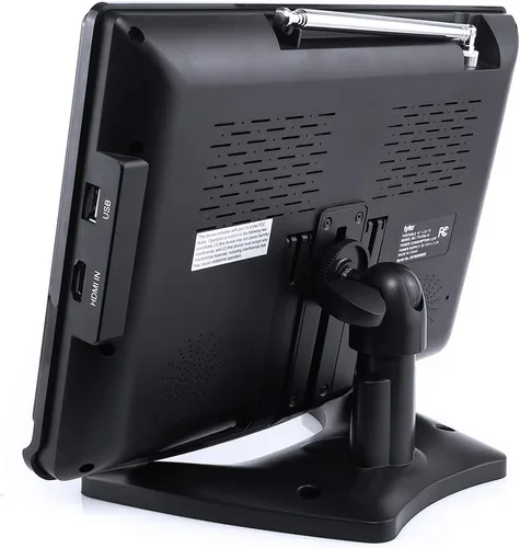 Miniatura 2 de Tyler TTV706 TV LCD portátil de pantalla ancha de 10 pulgadas 1080P con antenas desmontables, HDMI, USB, RCA, radio FM, sintonizador digital