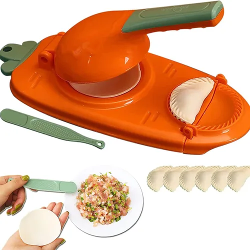 Máquina para hacer albóndigas, artefacto para la piel de albóndigas para el hogar, piel de bola de masa perezosa para novatos, molde 2 en 1,