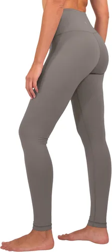 Miniatura 3 de 90 Degree by Reflex Leggings con función de control de abdomen, de cintura alta y confeccionados con tejido Power Flex