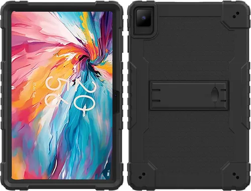 Miniatura 7 de Mignova - Funda para tablet TCL Tab Pro 5G, soporte giratorio integrado, correa de hombro, correa de mano, híbrida a prueba de golpes, para niños