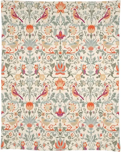 Miniatura 38 de Mantel Floral Retro de Pájaros, Diseño Original Bohemio William Morris Estampado Cubierta de Mesa para Hogar Picnic Fiesta Comedor Cocina William