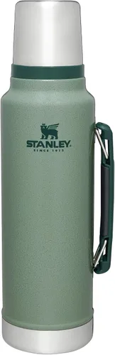 Miniatura 18 de Stanley Botella clásica legendaria al vacío de 1 cuarto de galón, boca ancha con tapa de taza a prueba de fugas, mantiene las bebidas calientes