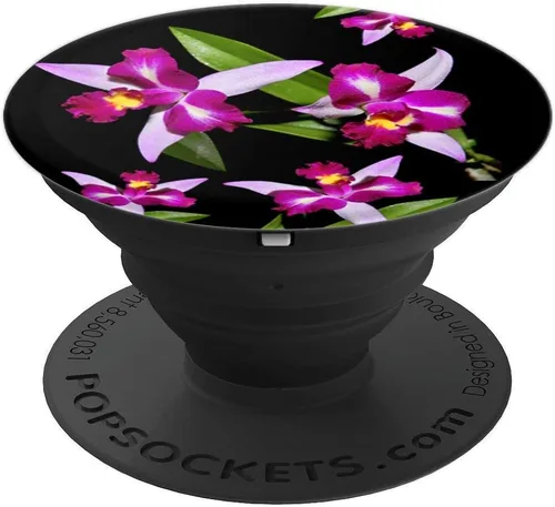Miniatura 4 de Orquídea - Soporte para teléfonos y tabletas, Negro