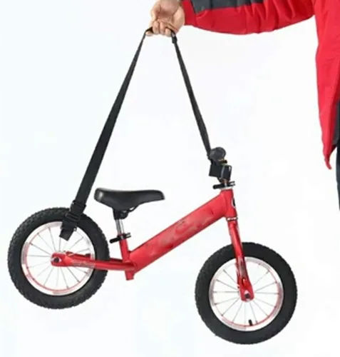 Miniatura 6 de Correa de transporte de hombro para bicicleta de equilibrio para niños/para llevar la bicicleta de los niños como remolque/correa extensible