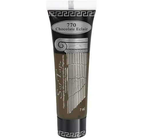 Miniatura 7 de SofTap® Tinta Microblading para cejas Espresso – Pigmento de sombreado PMU marrón oscuro medio para nano cejas, máquina y método manual Tinta
