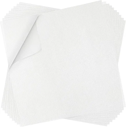 YooNotee Estabilizador soluble en agua de 200 hojas para bordado y cobertura, piezas cortadas de 8 x 8 pulgadas para bordado a máquina y mano,