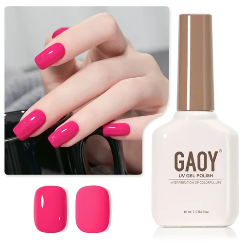 Miniatura 54 de GAOY - Esmalte de uñas de gel marrón, 16ml de esmalte de gel para quitar por remojo, curado con luz UV para arte de uñas, manicura DIY en casa, 2088