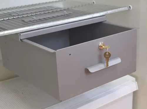 Miniatura 7 de Omnimed Caja de bloqueo de aluminio para refrigerador (tamaño adicional y cerradura opcionales disponibles)