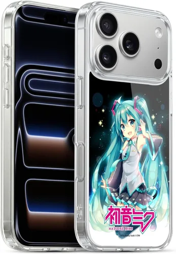 Miniatura 131 de Head Case Designs Licencia Oficial Hatsune Miku Gráficos Lindos Carcasa de Gel [Protección de Grado Militar] Compatible con Apple iPhone 7