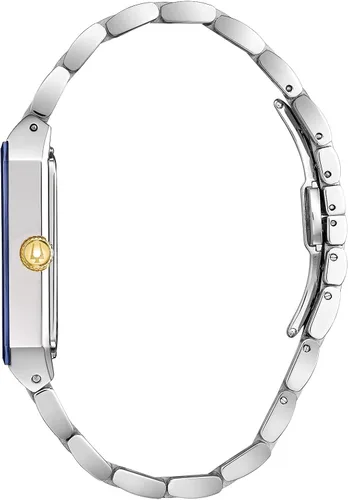 Miniatura 5 de Bulova Men's Modern Quadra Stainless Steel 3-Hand Quartz Watch, Diamond Dial