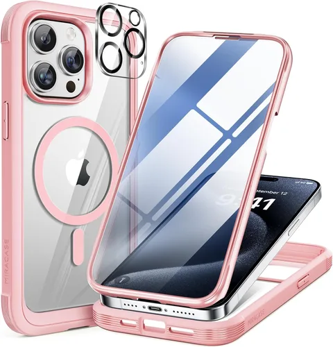 Miniatura 98 de Miracase Funda para iPhone 13 de 6.1 pulgadas, [sin burbujas] funda de teléfono de cuerpo completo con pantalla de vidrio completa integrada, sin