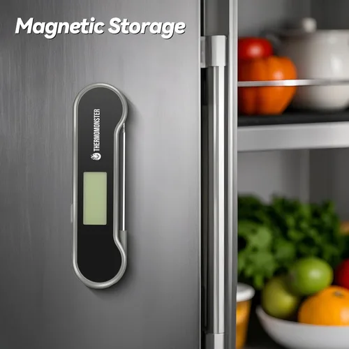 Miniatura 8 de Termómetro digital de lectura instantánea de 0.5 segundos para carne con precisión de ± 0.5 ℉, termómetro de alimentos para cocinar utensilios