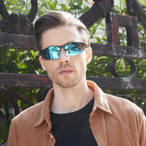 Miniatura 36 de Duco - Gafas de sol deportivas polarizadas para hombre con protección UV 8177s