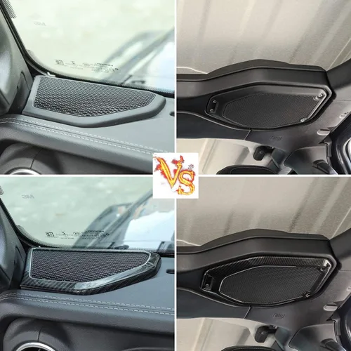 Miniatura 7 de Voodonala Para Wrangler JL JT Altavoz Recorte de audio en la parte superior y una moldura de pilar compatible con Jeep Wrangler 2018-2023 JL JLU