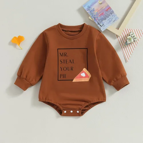 Miniatura 117 de Ropa de Halloween para bebé niña, sudadera con estampado de calabaza, mameluco de burbujas, lindo traje de Acción de Gracias de otoño