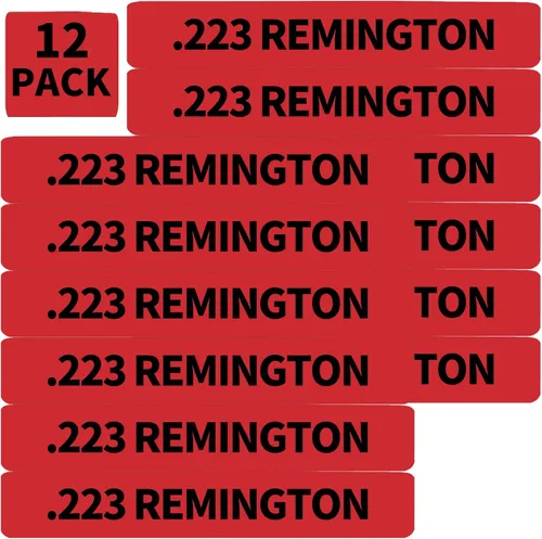Miniatura 15 de Paquete de 12 bandas de marcado Miaozhun .223 Remington Magazine .223 para identificación de calibre de revista