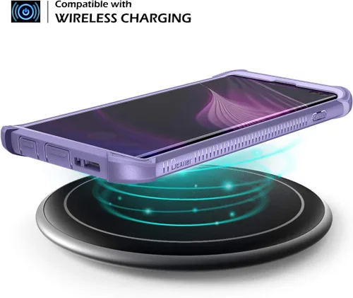 Miniatura 8 de Dexnor Funda para Galaxy S10+ Plus con protector de pantalla integrado, transparente, resistente, de cuerpo completo, a prueba de golpes, defensor