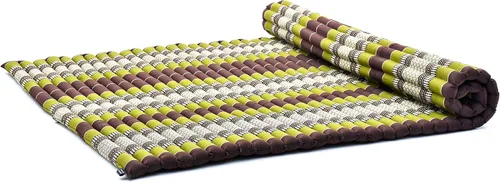 Miniatura 31 de Leewadee - Colchón plegable - Futón japonés enrollable -Alfombra de tatami triple pliegue - Cama de piso para invitados - Colchón de camping