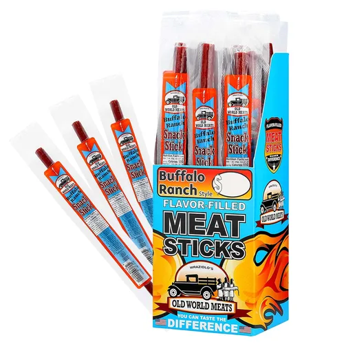 Miniatura 10 de Old World Meats - Palitos de carne, 110 calorías, Keto, bajos en carbohidratos, 0.04 oz de azúcar, combustibles, paquete de 20 barras de 1 onza