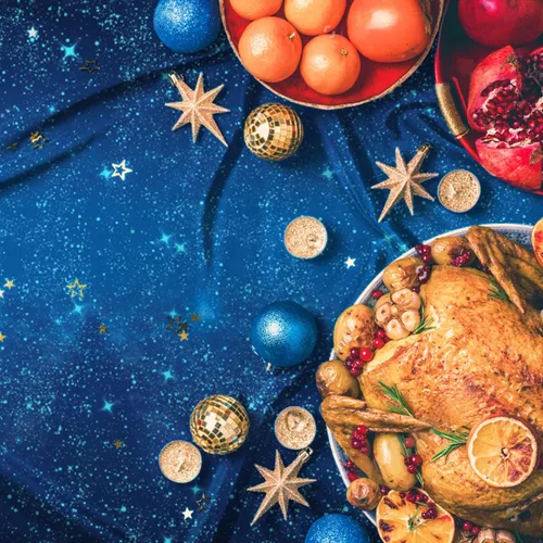 Miniatura 4 de Mantel espacial de Gatherfun con temática de estrellas espaciales, suministros para fiestas, mantel de noche estrellada, mantel de plástico