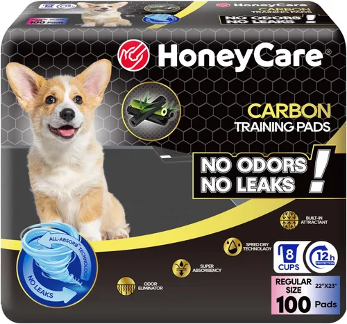Miniatura 9 de HONEY CARE All-Absorb - Almohadillas de entrenamiento para cachorros, almohadillas para orina para perros, absorben eliminando el olor a orina