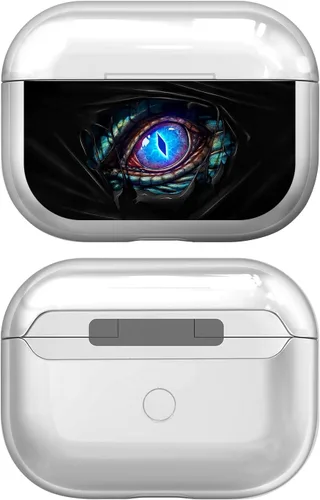 Miniatura 6 de Head Case Designs Officially Licensed Christos Karapanos Phoenix Art Mix Clear Hard Crystal Cover Compatible with Apple AirPods Pro Charging Case