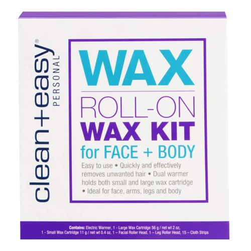 Miniatura 6 de Clean + Easy Kit de reemplazo de cartuchos de cera enrollable para cara y cuerpo