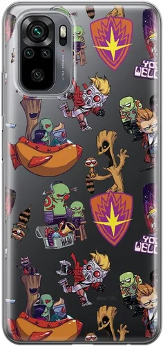 ERT GROUP Funda para Xiaomi REDMI Note 10/10S Original y Oficialmente Licenciada Marvel Patrón Guardianes de la Galaxia 007 adaptado a la forma del