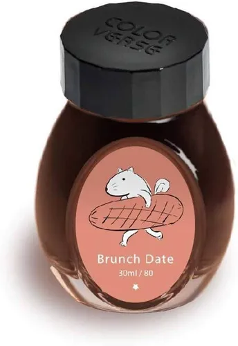Colorverse Tinta - Temporada 6 - Joy in the Ordinary - No. 80, Brunch Date (1.0 fl oz) Tinta para pluma estilográfica