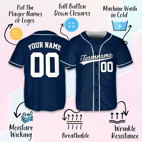 Miniatura 2 de Camiseta de béisbol personalizada, camiseta de béisbol personalizada, uniforme deportivo para hombres, mujeres, adultos y niños, haz tus propias