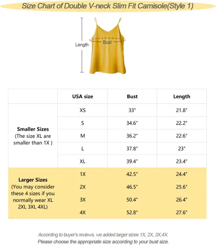 Miniatura 2 de Wantschun - Camisola de satén de seda para mujer, camiseta, blusa, cuello en V, tirantes de tipo espagueti, XXS-4XL