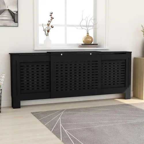 Miniatura 9 de Cubierta de radiador MDF para calefacción, estante de gabinete de radiador, accesorios de calefacción para electrodomésticos, mejoras para el hogar