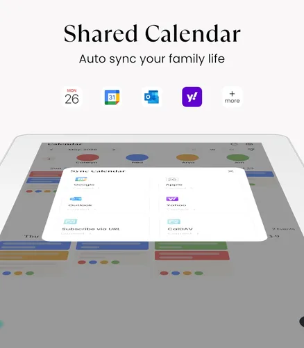 Miniatura 11 de Cozyla Calendario Digital+ 2: Planificador de Pared de 15.6'' Pantalla Táctil Tabla de Tareas Personalizar Tablero Calendario Electrónico