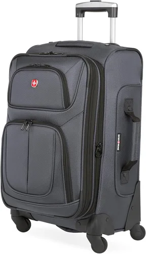 Miniatura 121 de SwissGear - Equipaje suave expandible Sion con ruedas, Negro