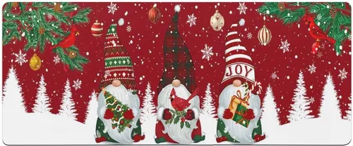Miniatura 7 de Tapete de baño de gnomos de Navidad para bañera, tapete antideslizante de secado rápido y absorbente, tierra de diatomeas, fregadero de ducha