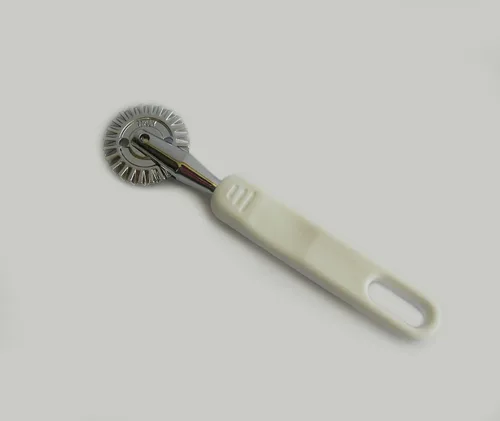 Miniatura 3 de Tredoni Rueda de pastelería de 1.6" - Cortador de sellos de masa/engarzador, máquina para pasta/raviololes/pastas, rueda de acero inoxidable de 1.6