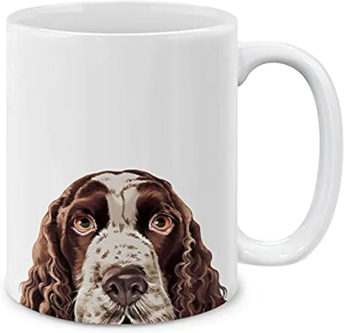 Miniatura 13 de MUGBREW Cute Winking Golden Retriever - Taza de café de cerámica, 11 onzas Lindo Guiño Dorado Retriever