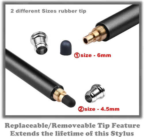 Miniatura 2 de 15Pcs 0.24" (Dia) Soft Replacement Rubber Tips **** Please Note : **** These Tips (Only Fit/for Bargains Depot® 2-in-1 Stylus)