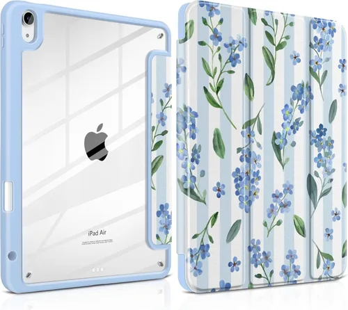 Miniatura 21 de MEEgoodo Funda para iPad Air de 11 pulgadas M3 2025 / M2 2024, para iPad Air de 5ª y 4ª generación de 10.9 pulgadas 2022/2020, funda para tableta