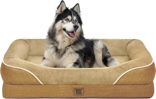 Miniatura 24 de Cama ortopédica grande lavable para perros, sofá XL para perros, cama de cuatro lados para perros, impermeable, antideslizante, para perros de gran