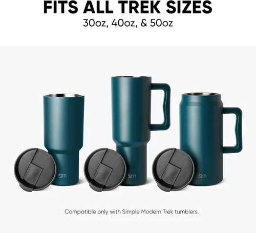Miniatura 4 de Simple Modern Tapa Abatible para Tumbler Repuesto Reutilizable SOLO se Adapta a Simple Modern Taza de Café de Viaje Trek de Acero Inoxidable