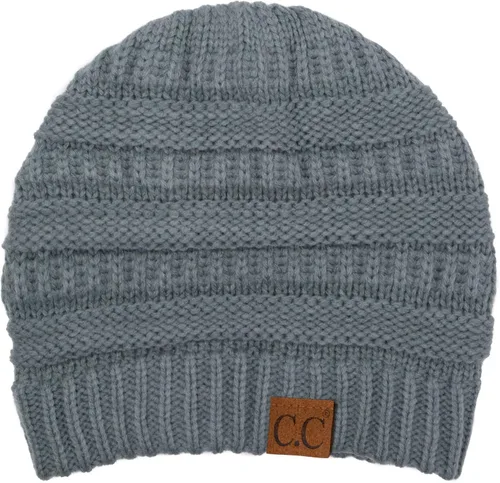 Miniatura 159 de C.C Trendy Warm Chunky Soft Stretch Cable Knit Beanie