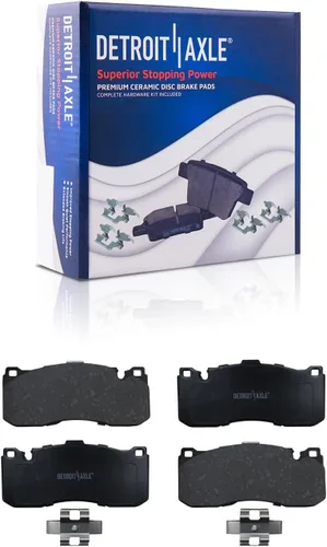Miniatura 129 de Detroit Axle - Pastillas de freno traseras para Kia Sportage 2017-2022, Hyundai Tucson 2016-2021, pastillas de freno de cerámica 2018 2019 2020