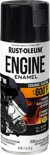 Rust-Oleum 363567 Pintura en aerosol de esmalte para motor, 11 onzas, negro brillante, (paquete de 1)