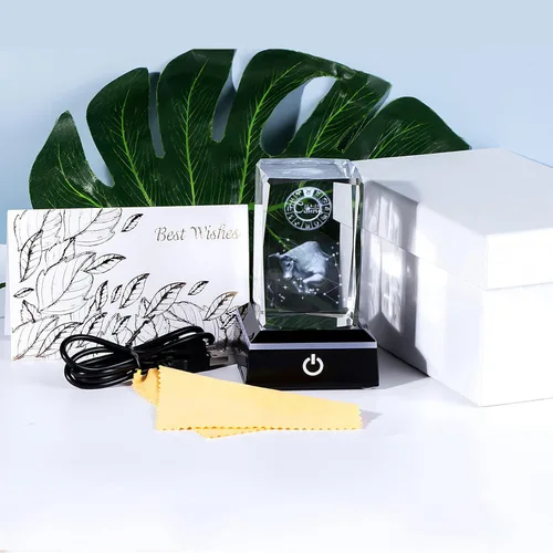 Miniatura 5 de Regalos de astrología del zodiaco de Tauro con cristales 3D para mujeres y hombres, figura de cristal de Tauro, decoración de constelación, cosas