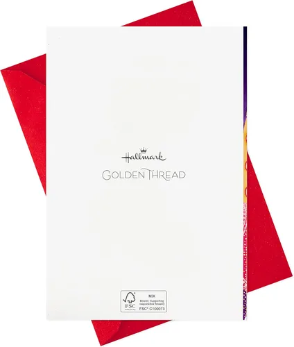 Miniatura 7 de Hallmark Golden Thread Diwali - Surtido de tarjetas Happy Diwali (16 tarjetas con sobres)