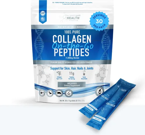 Miniatura 14 de Polvo de colágeno hidrolizado (bovino) - Péptidos de proteína de alta calidad, sin sabor, alimentados con pasto - Suplementos de colágeno