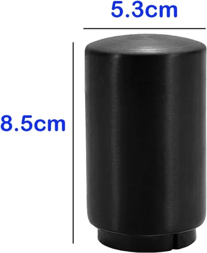 Miniatura 4 de Abridor automático de botellas de cerveza de acero inoxidable con captador de tapa, magnético, tipo empuje, negro